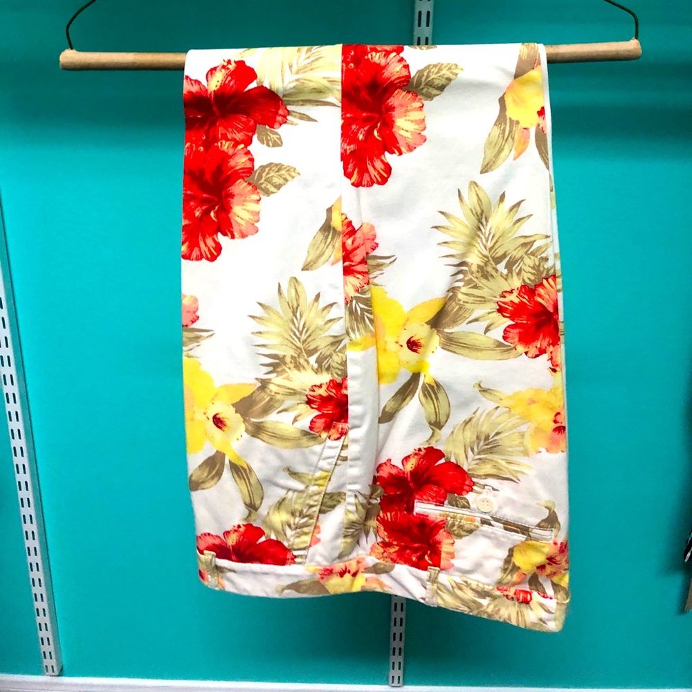 Talbots Floral Weekend Chino